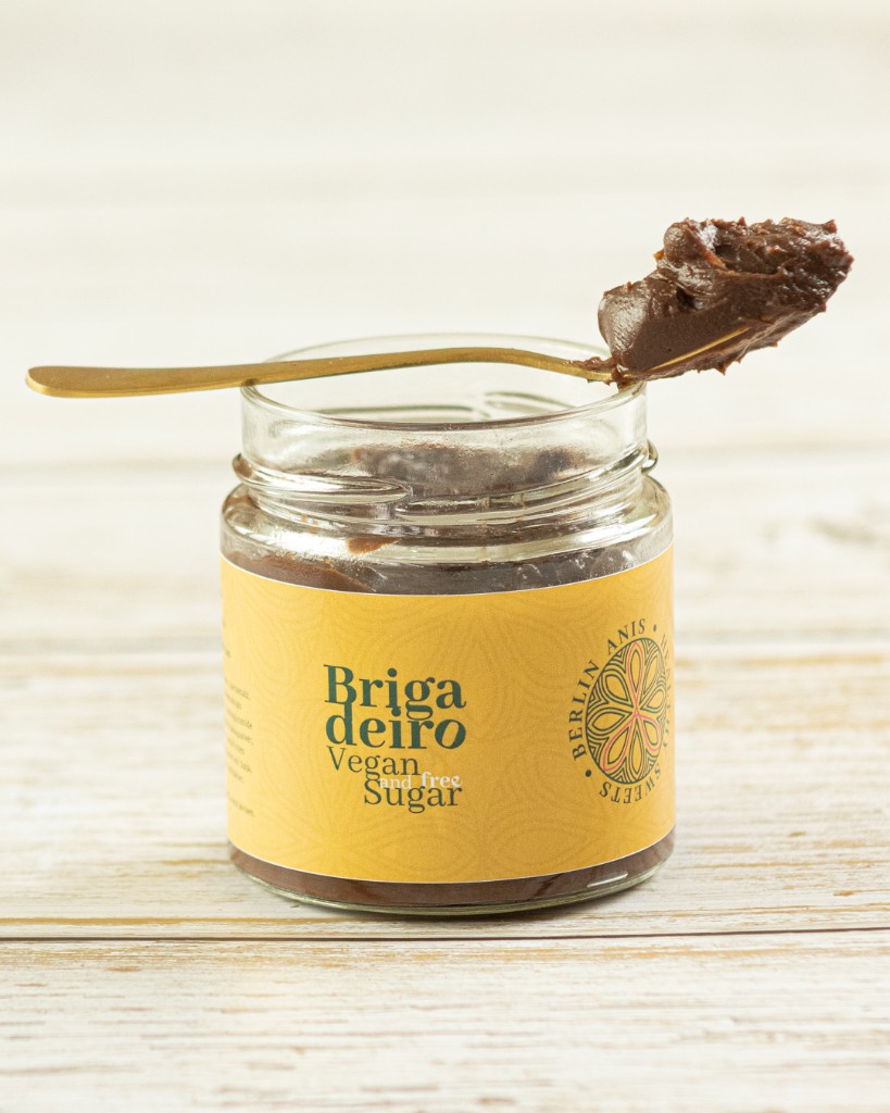 Brigadeiro vegano sem açúcar
